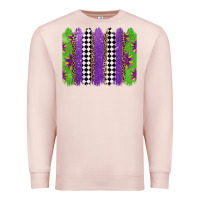 Pale Pink mardi gras brushstrokes Premium Sweatshirt - Jasminsmagicworld