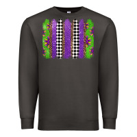 Smoke mardi gras brushstrokes Premium Sweatshirt - Jasminsmagicworld