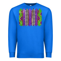 True Royal mardi gras brushstrokes Premium Sweatshirt - Jasminsmagicworld