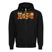 Black western thanksgiving coffee cups bbs Zipper Hoodie - BundleAndBundleShop