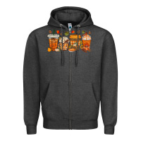 Charcoal Heather western thanksgiving coffee cups bbs Zipper Hoodie - BundleAndBundleShop