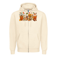 Sandshell western thanksgiving coffee cups bbs Zipper Hoodie - BundleAndBundleShop