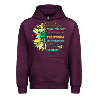 Mauve Wine they whispered to her you cant withstand the storm Urban Hoodie - LillyAllenDesigns
