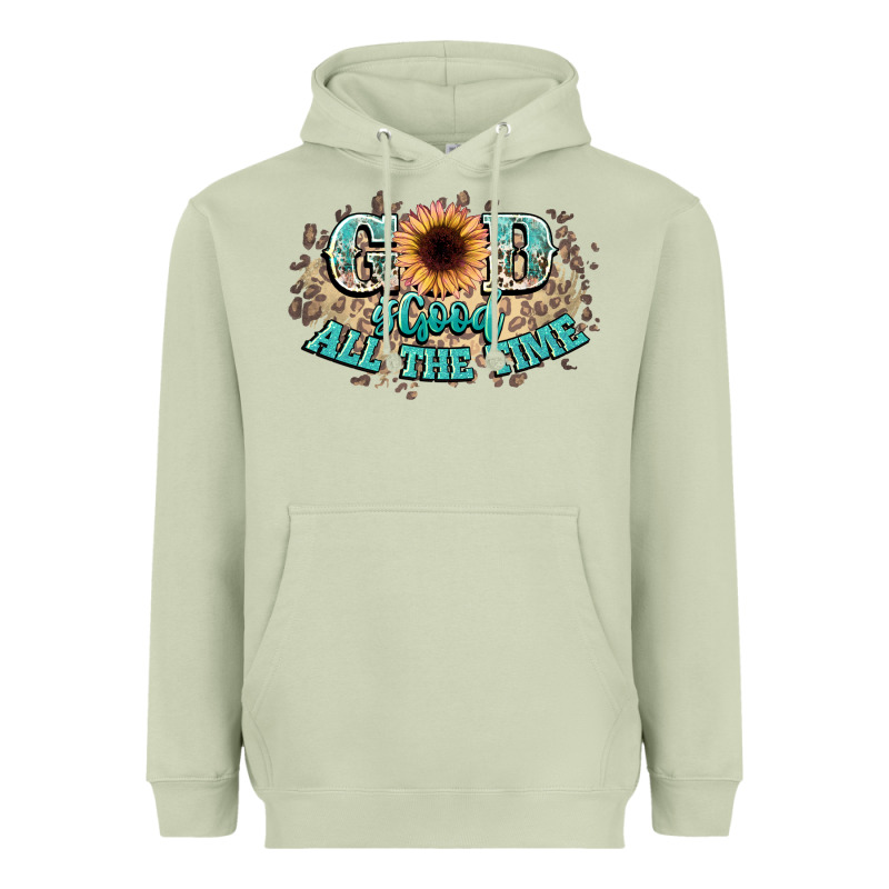 God Is Good All The Time Heavyweight Hoodie by NancyCooperArtShop | Teevron
