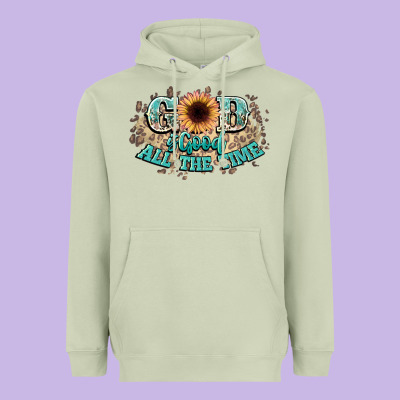 God Is Good All The Time Heavyweight Hoodie Designed By Nancycooperartshop