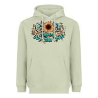 Matcha god is good all the time Heavyweight Hoodie - NancyCooperArtShop
