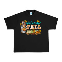 Black welcome fall gnome Urban Heavy Tee - BarkalooDesign