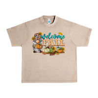 French Oak welcome fall gnome Urban Heavy Tee - BarkalooDesign