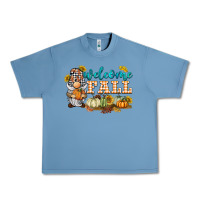 Pebble Blue welcome fall gnome Urban Heavy Tee - BarkalooDesign