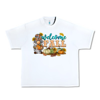 White welcome fall gnome Urban Heavy Tee - BarkalooDesign