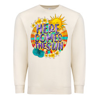 Sandshell Here comes the sun Premium Sweatshirt - NancyCooperArtShop