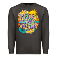 Smoke Here comes the sun Premium Sweatshirt - NancyCooperArtShop