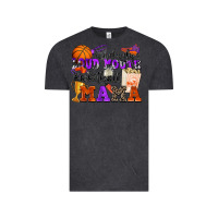 Vintage Black somebody's loud mouth basketball mama Vintage Tee - Zillion Design Studio