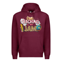 Burgundy teaching is my jam teacher school Premium Hoodie - NancyCooperArtShop
