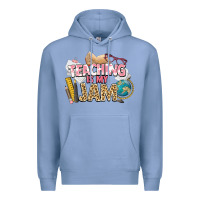 Colony Blue teaching is my jam teacher school Premium Hoodie - NancyCooperArtShop