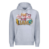 Heather Grey teaching is my jam teacher school Premium Hoodie - NancyCooperArtShop