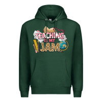 Sports Green teaching is my jam teacher school Premium Hoodie - NancyCooperArtShop