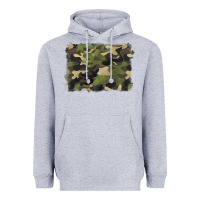 Heather Grey camouflage background Heavyweight Hoodie - BarkalooDesign