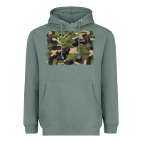 Sage camouflage background Heavyweight Hoodie - BarkalooDesign