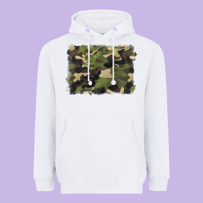 Camouflage Background Heavyweight Hoodie Designed By Barkaloodesign