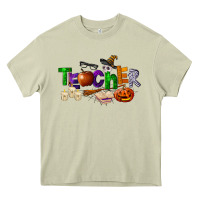 Mossy halloween teacher Heavy Core Tee - LillyAllenDesigns