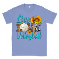 Colony Blue live love volleyball Classic Tee - HRA Design Shop