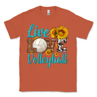 Copper live love volleyball Classic Tee - HRA Design Shop
