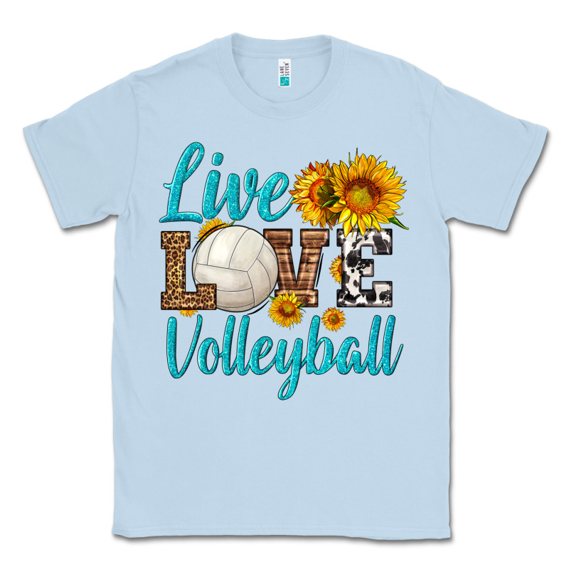 Live Love Volleyball Classic Tee by HRA Design Shop | Teevron