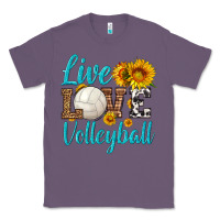 Lavender live love volleyball Classic Tee - HRA Design Shop