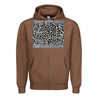 Chestnut grey leopard Zipper Hoodie - JahusDesignShop