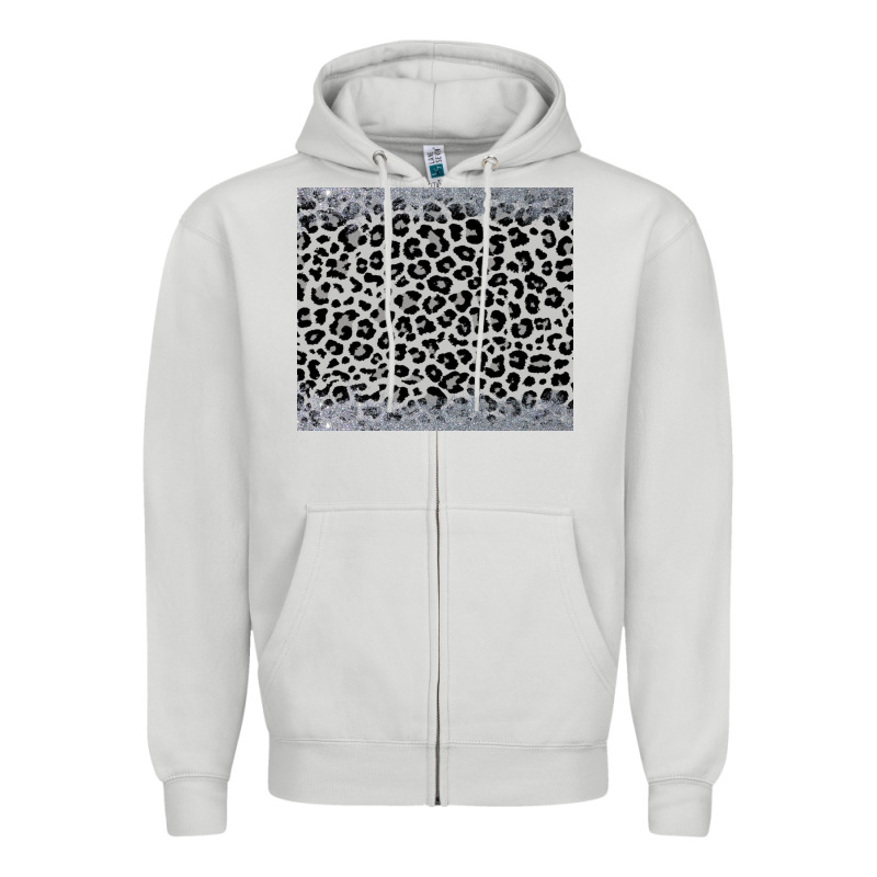 Grey Leopard Zipper Hoodie by JahusDesignShop | Teevron