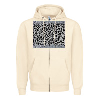 Sandshell grey leopard Zipper Hoodie - JahusDesignShop