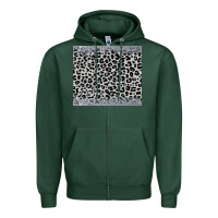 Sports Green grey leopard Zipper Hoodie - JahusDesignShop