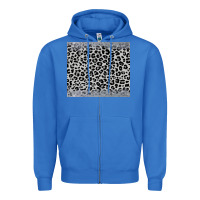 True Royal grey leopard Zipper Hoodie - JahusDesignShop