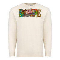 Sandshell Western Love Simmental Cow Premium Sweatshirt - LillyAllenDesigns