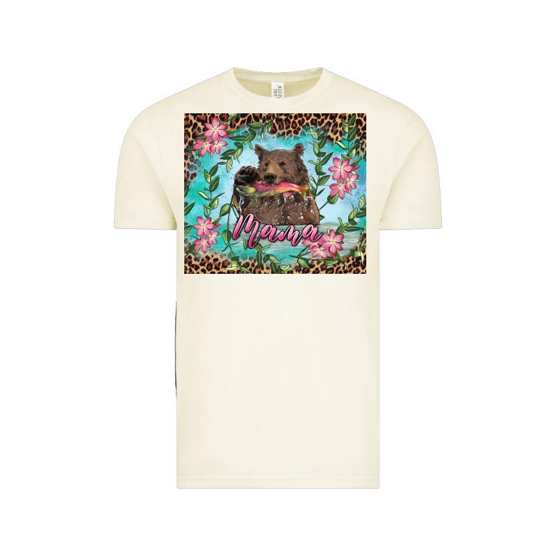 Mama Bear Haunting Fish Floral Vintage Tee by RanaPortraitStore | Teevron