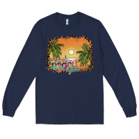 Navy beach vibes Long Sleeve Tee - SublimationCraftShop
