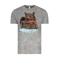 Cloud Rock mama bear haunting fish Vintage Tee - RanaPortraitStore