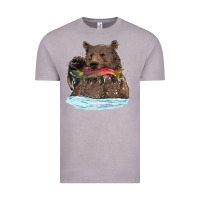 Vintage Zinc mama bear haunting fish Vintage Tee - RanaPortraitStore