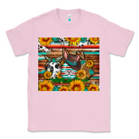 Bubblegum Pink Easter eggs sunflower gemstone tumbler Easter Day Classic Tee - Neo Western