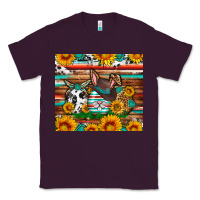 Plum Easter eggs sunflower gemstone tumbler Easter Day Classic Tee - Neo Western