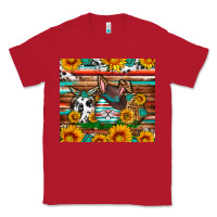Red Easter eggs sunflower gemstone tumbler Easter Day Classic Tee - Neo Western
