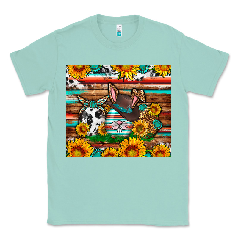 Easter Eggs Sunflower Gemstone Tumbler Easter Day Classic Tee by Neo Western | Teevron