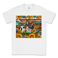White Easter eggs sunflower gemstone tumbler Easter Day Classic Tee - Neo Western