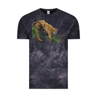 Cloud Black florida panther Vintage Tee - BarkalooDesign