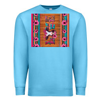 Ocean Blue love baby calf valentine's day Premium Sweatshirt - Jasminsmagicworld