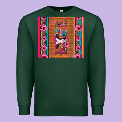 Love Baby Calf Valentine's Day Premium Sweatshirt Designed By Jasminsmagicworld