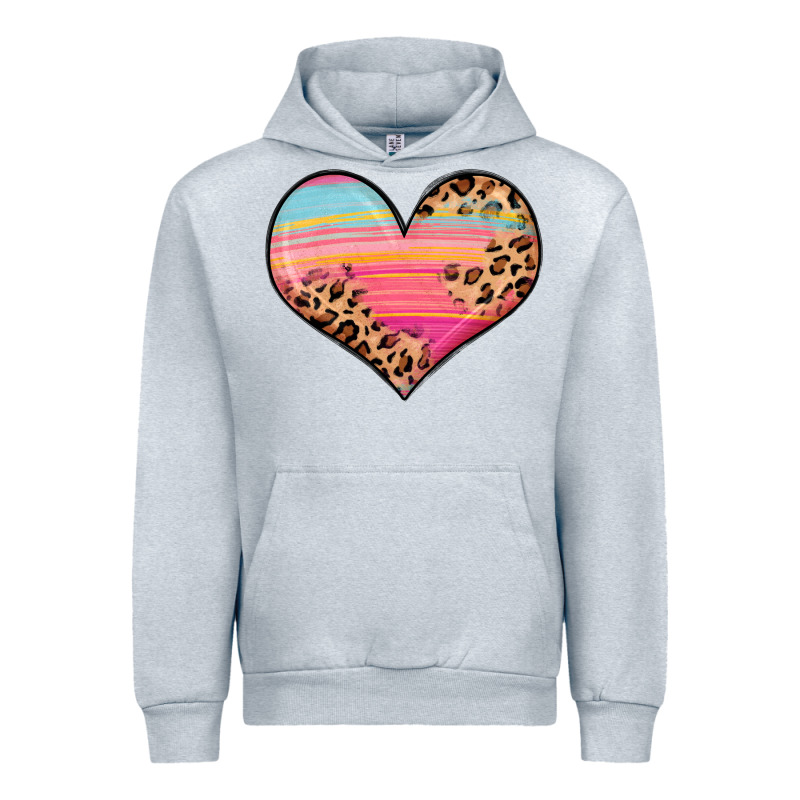 Valentine S Day Colorful Heart Urban Hoodie by LillyAllenDesigns | Teevron