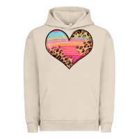 Pigment French Oak valentine s day colorful heart Urban Hoodie - LillyAllenDesigns