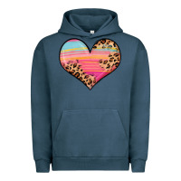 Pigment Midnight Navy valentine s day colorful heart Urban Hoodie - LillyAllenDesigns